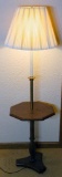 Floor Lamp and Copper Colored Swag Lamp