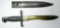 Spanish 1941 Bolo Bayonet with Scabbard