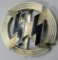 German WWII Waffen SS Silver Runic Badge