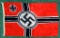 German Kriegsmarine Battle Flag, WW2