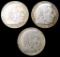 (3) German WWII Chancellor Paul von Hindenburg 5 Mark Coins