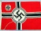 Nazi WWII Military Swastika Combat Battle Flag