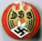 WWII DSB Organization Lapel Badge, German