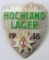 WW II 1936 Silver Hitler Youth HJ Hochland Lager Alpine Badge