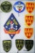 Grouping of Nine Military Patches