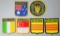 Multiple Nations Military Patches Grouping