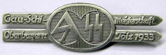 1933 German SA / Waffen SS Winter Ski Badge