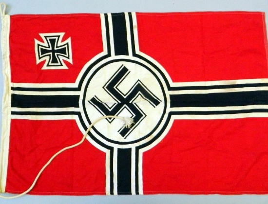 Nazi WWII Military Swastika Combat Battle Flag