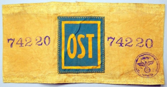 WWII OST Concentration Camp Arm Band
