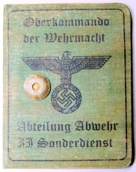WWII Army Wehrmacht Oberkommando Soldier ID Booklet
