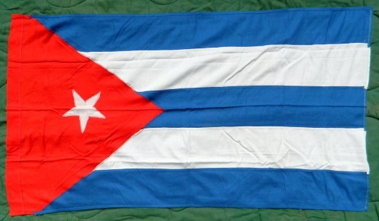 Cuba Communist Combat Battle Flag