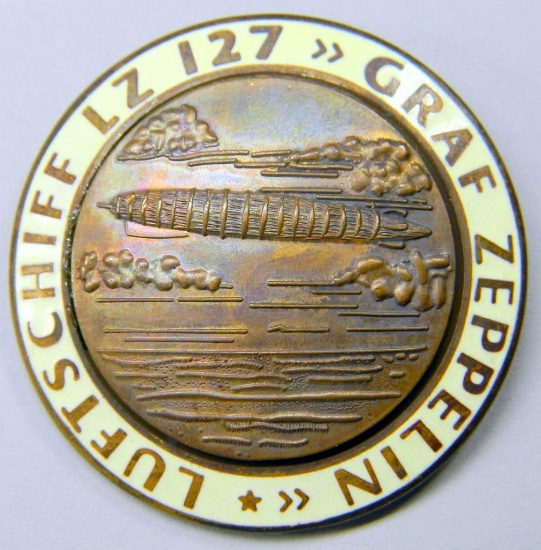 WWII LZ 127 Graf Zeppelin Air Ship Badge