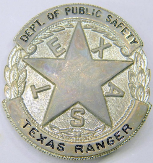 Obsolete Texas Ranger Department Of Public Safety Police Law Badge