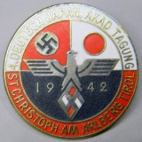 German Japanese WWII 1942 Alliance Badge