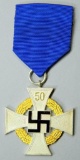 German WWII NSDAP 50 year Faithful Service Cross