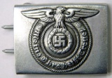 Nazi WW II Waffen SS Schutz Staffel EM Belt Buckle