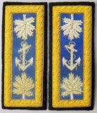 Pair of US Civil War Union Naval Officers Shoulder Boards