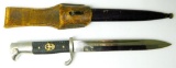 WWII Police Dress Bayonet & Scabbard, German