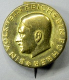 Adolf Hitler TInnie Badge, German