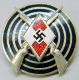 WWII Hitler Youth HJ Marksman Shooting Badge