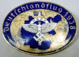 WWII 1938 NSFK Deutschlandflug Glider Korps Badge