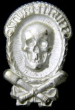 German WWII Waffen SS Sturm Trupp Skull Badge