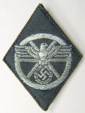 WWII NSKK Motorized Troops Officers Sleeve Diamond