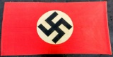 WWII Political Swastika Rally Banner Flag