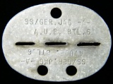 World War II German Dog Tag