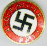 WWII Dictator Adolf Hitler Party Badge