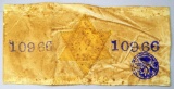 German WWII Jewish Concentration Camp Arm Band