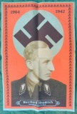 WWII Waffen SS Obergruppenfuhrer Reinhard Heydrich 1904-1942 Poster