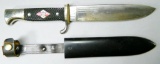 WWII Hitler Youth HJ Knife & Scabbard