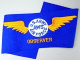 U.S. Army U.S. Air Force AWS Observer Armband