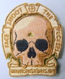 Face Shoot Sniper Skull Patch