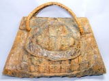 Classic Alligator Large Woman's Purse