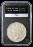 1921-D Peace Silver Dollar Coin, PCS
