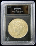 1927-D Peace Silver Dollar Coin