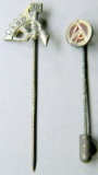 German NSBO Workers Labor Korps Stick Pin