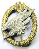 German WWII Army Paratrooper Fallschirmjager Jump Badge