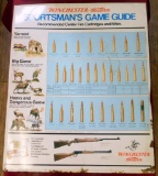 Winchester-Western Sportsman's Game Guide Metal Sign