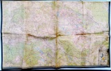 WWII Era Military Topographical Map