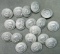 18 German WW2 Waffen SS Totenkopf Tunic Skull Buttons