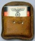 Nazi Germany Wehrmacht Eigentum Battery with Leather Pouch