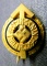 Hitler Youth HJ Miniature Golden Leaders Sports Badge, German WWII