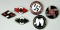 Six (6) German WWII Enameled Party Lapel Badges
