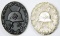 German World War II Black Wound Badge and German WWII Silver Spanish Condor Legion Wound Badge