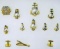 Grouping of U.S. Naval Pins, Tie Clips, and Cufflinks