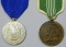 German Army Wehrmacht 4-year Long Service Decoration and USN Naval 1898 West Indies Campaign Medal