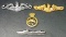 USN Submarine Enlisted Mans/Officers Dolphin Badges, Kriegsmarine...Badge, and USN PT Boat EM Badge